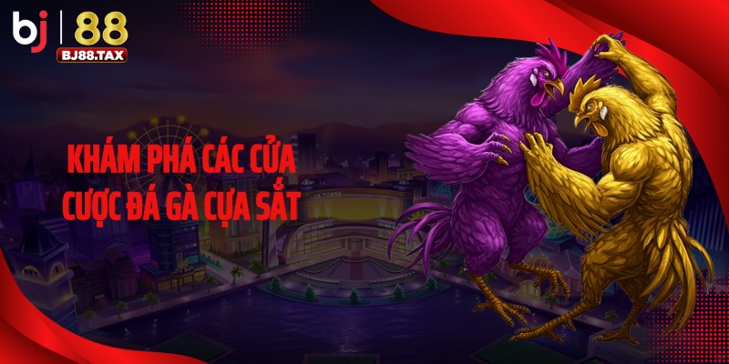Khám phá các cửa cược đá gà cựa sắt